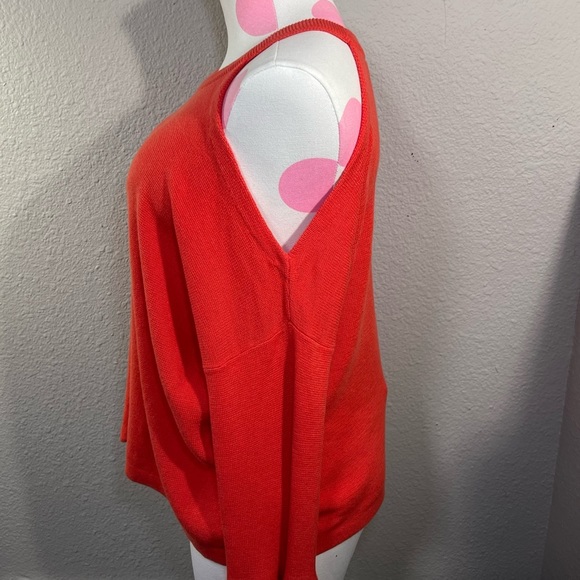 Anthropologie Knitted & Knotted Cold Shoulder Sweater - Picture 5 of 13
